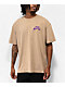 Nike SB Logo Khaki & Purple T-Shirt - Thumbnail image 1 of 2