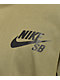 Nike SB Logo Olive Green T-Shirt - Thumbnail image 2 of 2