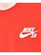 Nike SB Logo University Red T-Shirt - Thumbnail image 2 of 2