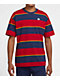 Nike SB Navy Stripe Yarn Dye T-Shirt - Thumbnail image 1 of 6