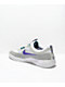 Nike SB Nyjah Free 2 Wolf Grey, White & Purple Skate Shoes