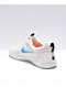 Nike SB Nyjah Free 2.0 White, Blue, & Red Skate Shoes 