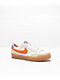 Nike SB Pogo Plus White, Orange & Blue Skate Shoes - Thumbnail image 1 of 4