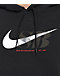 Nike SB Swoosh Through Black Pullover Hoodie - Thumbnail image 3 of 3