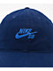 Nike SB Unstructured Blue Void Strapback Hat - Thumbnail image 3 of 3