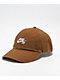 Nike SB Unstructured Brown Denim Strapback Hat - Thumbnail image 1 of 2