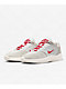 Nike SB Vertebrae Summit White & University Red Skate Shoes - Thumbnail image 2 of 8