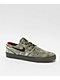 Nike SB Zoom Janoski OG+ SE Medium Olive, Dark Team Red & Velvet Brown Skate Shoes - Thumbnail image 1 of 5