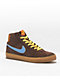 Nike SB x Why So Sad Bruin High PRM Chocolate & Blue Skate Shoes - Thumbnail image 1 of 5