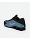 Nike Shox R4 Black, Sapphire & Liquid Lime Shoes - Thumbnail image 2 of 7