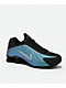 Nike Shox R4 Black, Sapphire & Liquid Lime Shoes - Thumbnail image 1 of 7