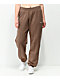 Nike Sports Wear Essential Fleece Brown Sweatpants - Thumbnail image 1 of 7