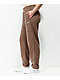 Nike Sports Wear Essential Fleece Brown Sweatpants - Thumbnail image 3 of 7