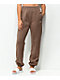 Nike Sports Wear Essential Fleece Brown Sweatpants - Thumbnail image 4 of 7