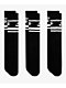 Nike Sportswear 3 Pack Black Socks - Thumbnail image 1 of 2