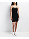 Nike Sportswear Chill Knit Mini-Rib Black Cami Dress - Thumbnail image 4 of 5