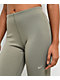 Nike Sportswear Chill Knit Mini-Rib Light Army Flare Leggings - Thumbnail image 4 of 5