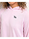 Nike Sportswear Chill Knit Pink Foam Lightweight Crop Hoodie - Thumbnail image 3 of 5