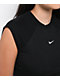 Nike Sportswear Chill Knit Ribbed Black T-Shirt - Thumbnail image 4 of 5