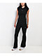 Nike Sportswear Chill Knit Ribbed Black T-Shirt - Thumbnail image 5 of 5