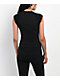 Nike Sportswear Chill Knit Ribbed Black T-Shirt - Thumbnail image 2 of 5