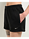 Nike Sportswear Chill Terry Black High Waisted Sweat Shorts - Thumbnail image 4 of 5