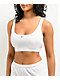 Nike Sportswear Chill Terry Grey Crop Tank Top - Thumbnail image 3 of 5