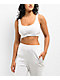 Nike Sportswear Chill Terry Grey Crop Tank Top - Thumbnail image 1 of 5