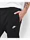 Nike Sportswear Club Black Jogger Sweatpants - Thumbnail image 4 of 5