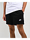 Nike Sportswear Club Black Mesh Flow Shorts - Thumbnail image 2 of 4