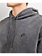 Nike Sportswear Club Black Wash Hoodie - Thumbnail image 3 of 7