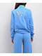 Nike Sportswear Club Blue Fleece Quarter Zip Sweatshirt - Thumbnail image 2 of 4