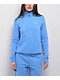 Nike Sportswear Club Blue Fleece Quarter Zip Sweatshirt - Thumbnail image 1 of 4