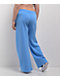 Nike Sportswear Club Blue Wide Leg Fleece Sweatpants - Thumbnail image 6 of 7
