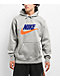Nike Sportswear Club Fleece Heather Grey Hoodie - Thumbnail image 1 of 4