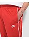 Nike Sportswear Club Polyknit Red & White Jogger Sweatpants - Thumbnail image 5 of 7