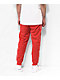 Nike Sportswear Club Polyknit Red & White Jogger Sweatpants - Thumbnail image 2 of 7