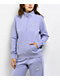 Nike Sportswear Club Purple Fleece Quarter Zip Sweatshirt - Thumbnail image 2 of 6
