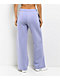 Nike Sportswear Club Purple Wide Leg Fleece Sweatpants - Thumbnail image 2 of 6