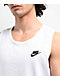 Nike Sportswear Club White Tank Top - Thumbnail image 3 of 3