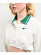 Nike Sportswear Collection White Long Sleeve Crop Polo Shirt - Thumbnail image 3 of 3