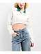 Nike Sportswear Collection White Long Sleeve Crop Polo Shirt - Thumbnail image 1 of 3