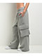 Nike Sportswear Dance Heather Grey Oversized Sweatpants - Thumbnail image 8 of 10