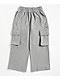 Nike Sportswear Dance Heather Grey Oversized Sweatpants - Thumbnail image 9 of 10