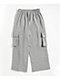 Nike Sportswear Dance Heather Grey Oversized Sweatpants - Thumbnail image 10 of 10