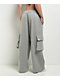 Nike Sportswear Dance Heather Grey Oversized Sweatpants - Thumbnail image 2 of 10