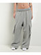 Nike Sportswear Dance Heather Grey Oversized Sweatpants - Thumbnail image 1 of 10