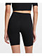 Nike Sportswear Essential Black Bike Shorts - Thumbnail image 2 of 3
