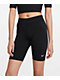 Nike Sportswear Essential Black Bike Shorts - Thumbnail image 1 of 3