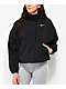Nike Sportswear Essential Black Fleece-Lined Jacket - Thumbnail image 1 of 5